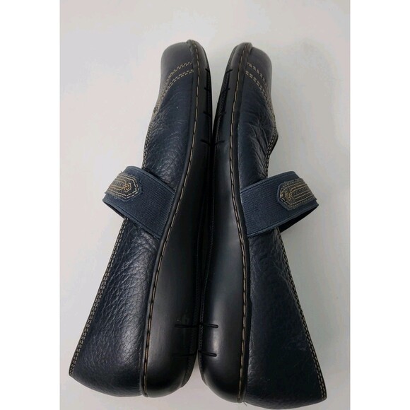 CLARKS Active Air Geraldine Womens 9 Mary Jane 81539 Navy Blue Leather Shoes - Picture 7 of 10